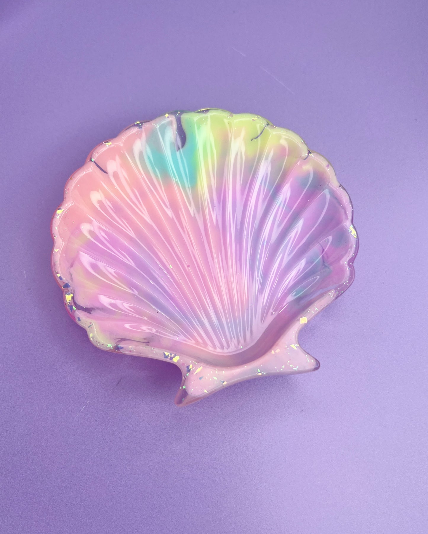 Rainbow Shell Trinket Dish