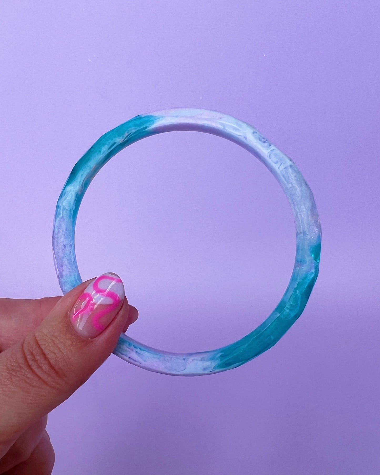 Blue, Teal & Purple Bangle