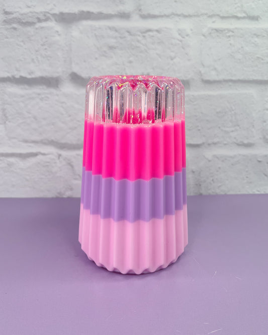 Pink & Purple Colourful Vase