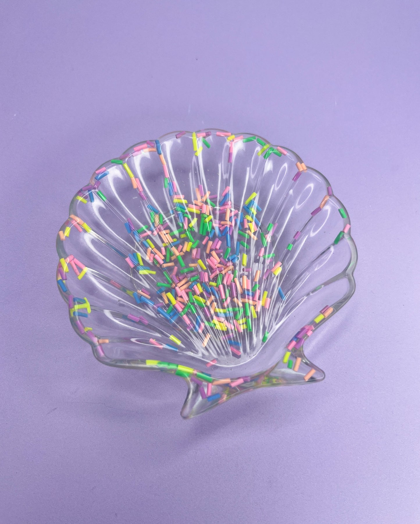 Sprinkle Shell Trinket Dish