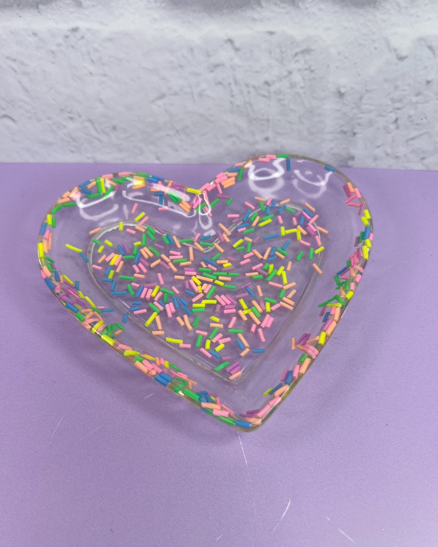 Heart Trinket Tray Sprinkles