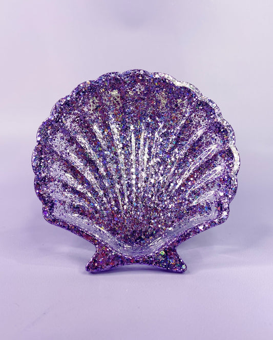 Lilac Holo Shell Trinket Dish